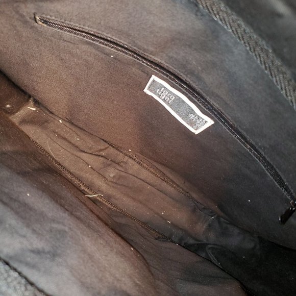 Tara Tiger Geometric Printed Canvas/Leather XL Tote/Carryall - Picture 5 of 5